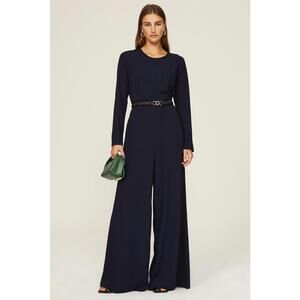 Adam Lippes x RTR Navy Blue Jumpsuit Size 8